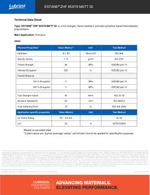 ESTANE® ZHF 85AT8 哑光 02